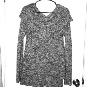 Of the shoulder sweater